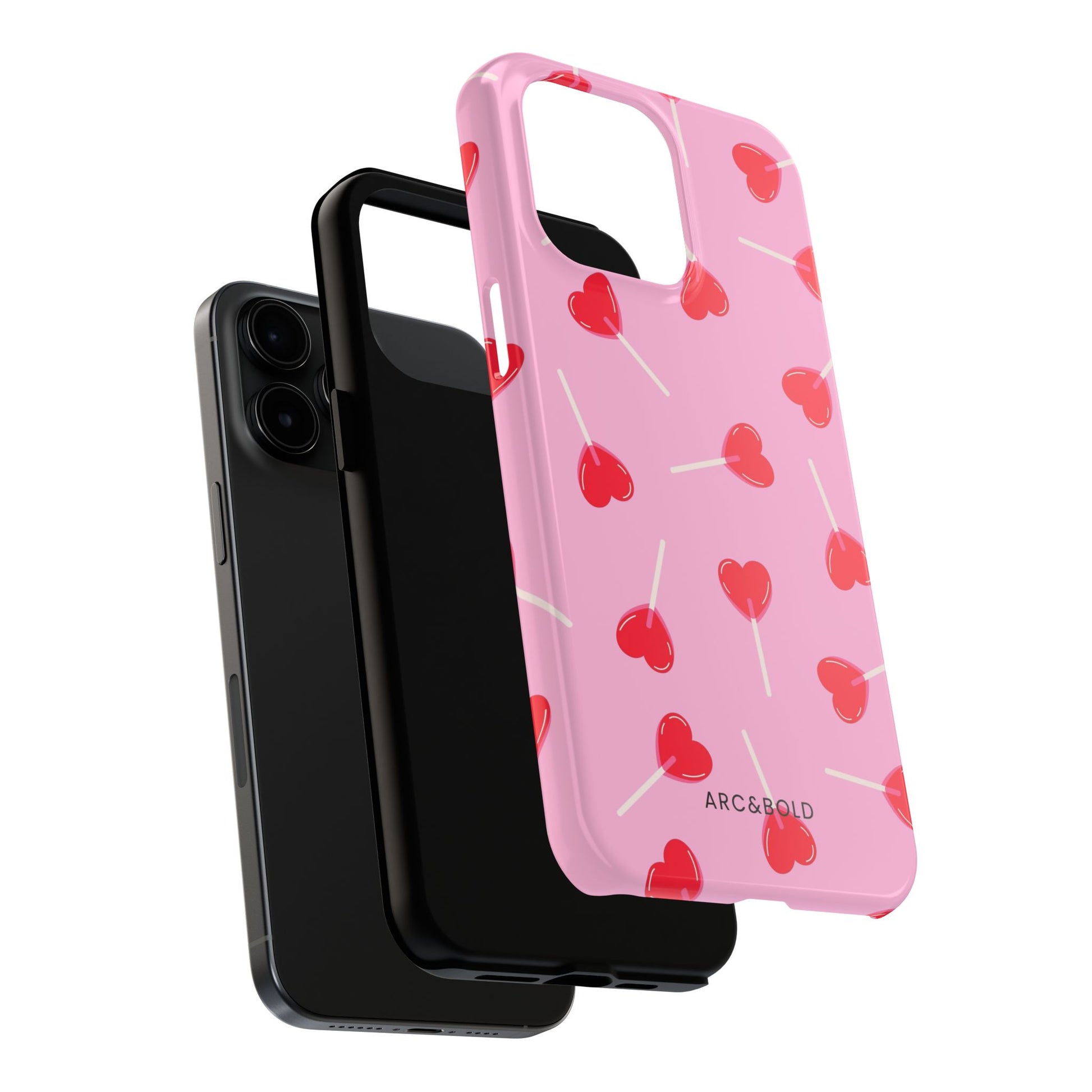 Heart Pops - Tough Phone Case - Arc & Bold