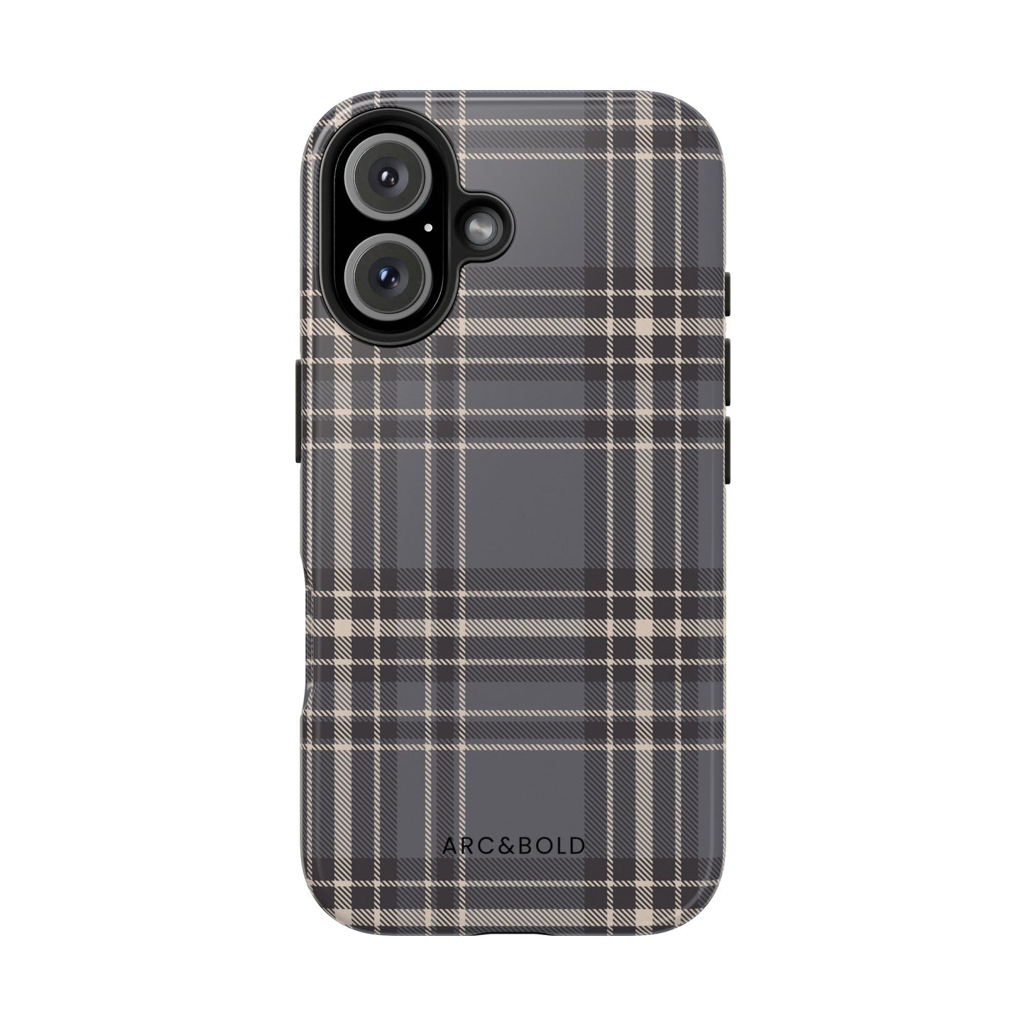Monochrome Tartan - Tough Phone Case