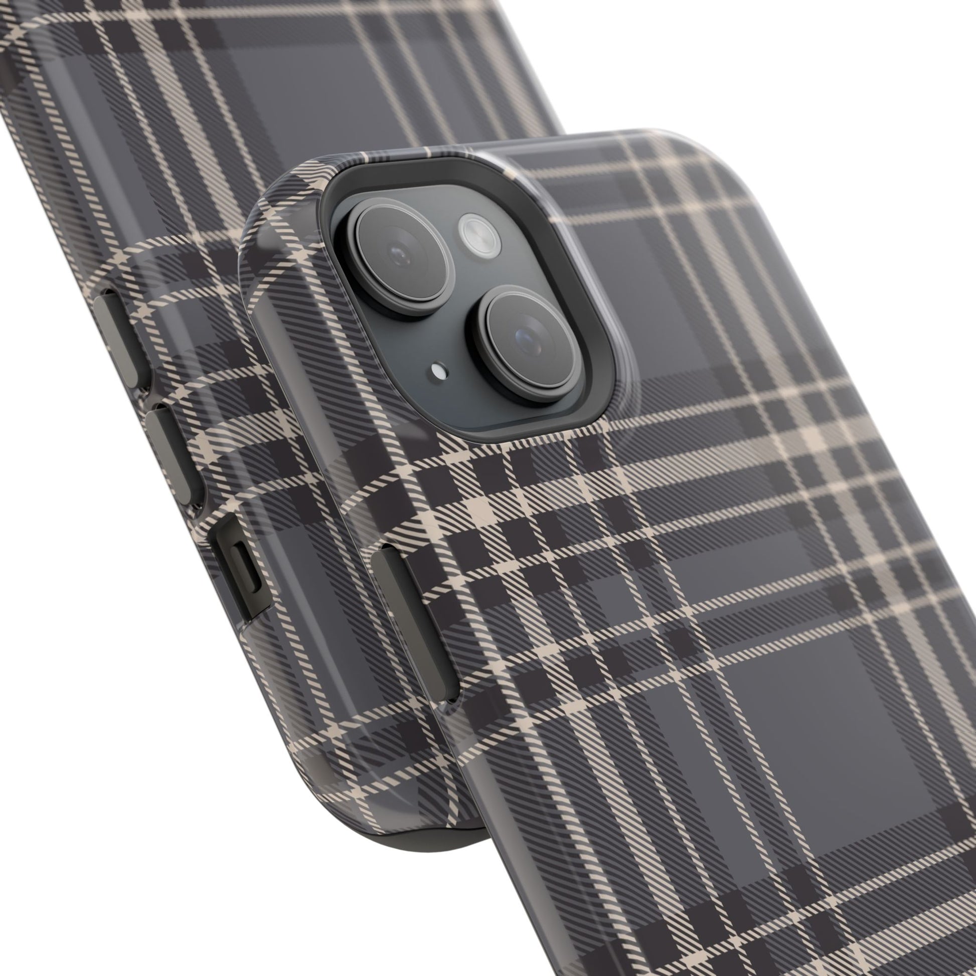 Monochrome Tartan - Magnetic Tough Case - Arc & Bold