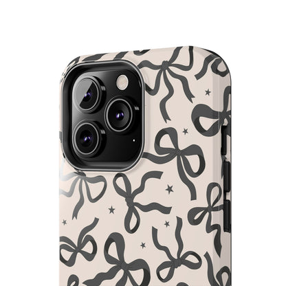 Noir Bows - Tough Phone Case