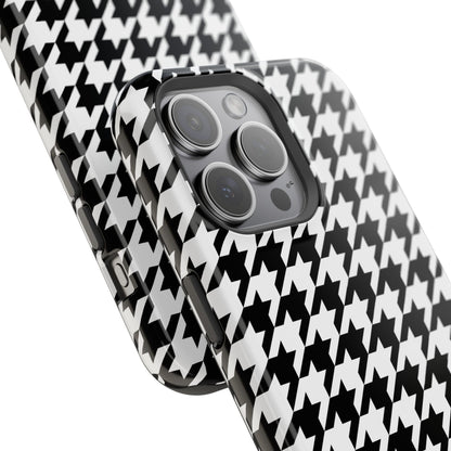 Houndstooth - Magnetic Phone Case - Arc & Bold