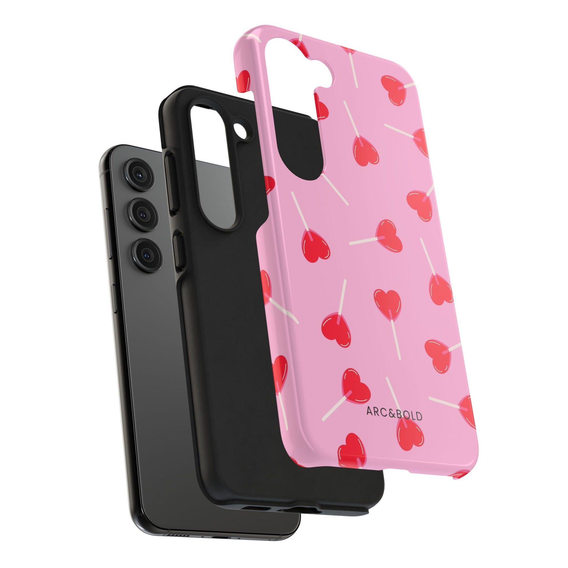 Heart Pops - Tough Phone Case - Arc & Bold