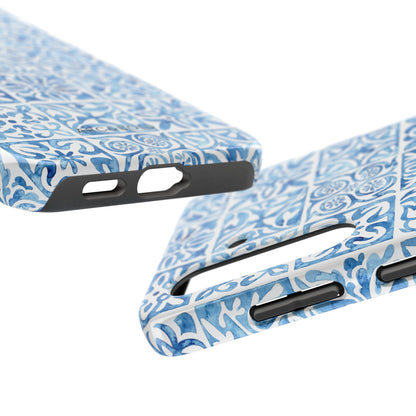 Blue Mosaic - Tough Phone Case - Arc & Bold
