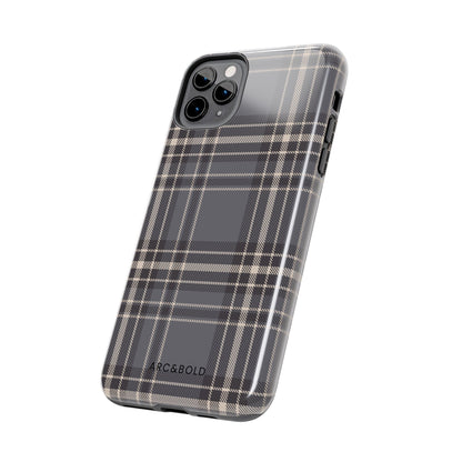 Monochrome Tartan - Tough Phone Case