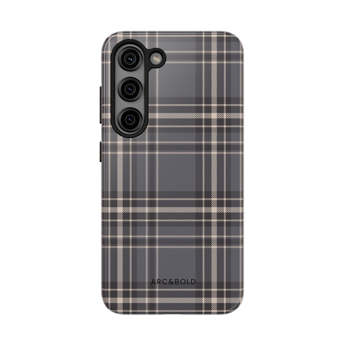 Monochrome Tartan - Tough Phone Case