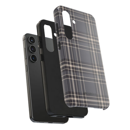 Monochrome Tartan - Tough Phone Case
