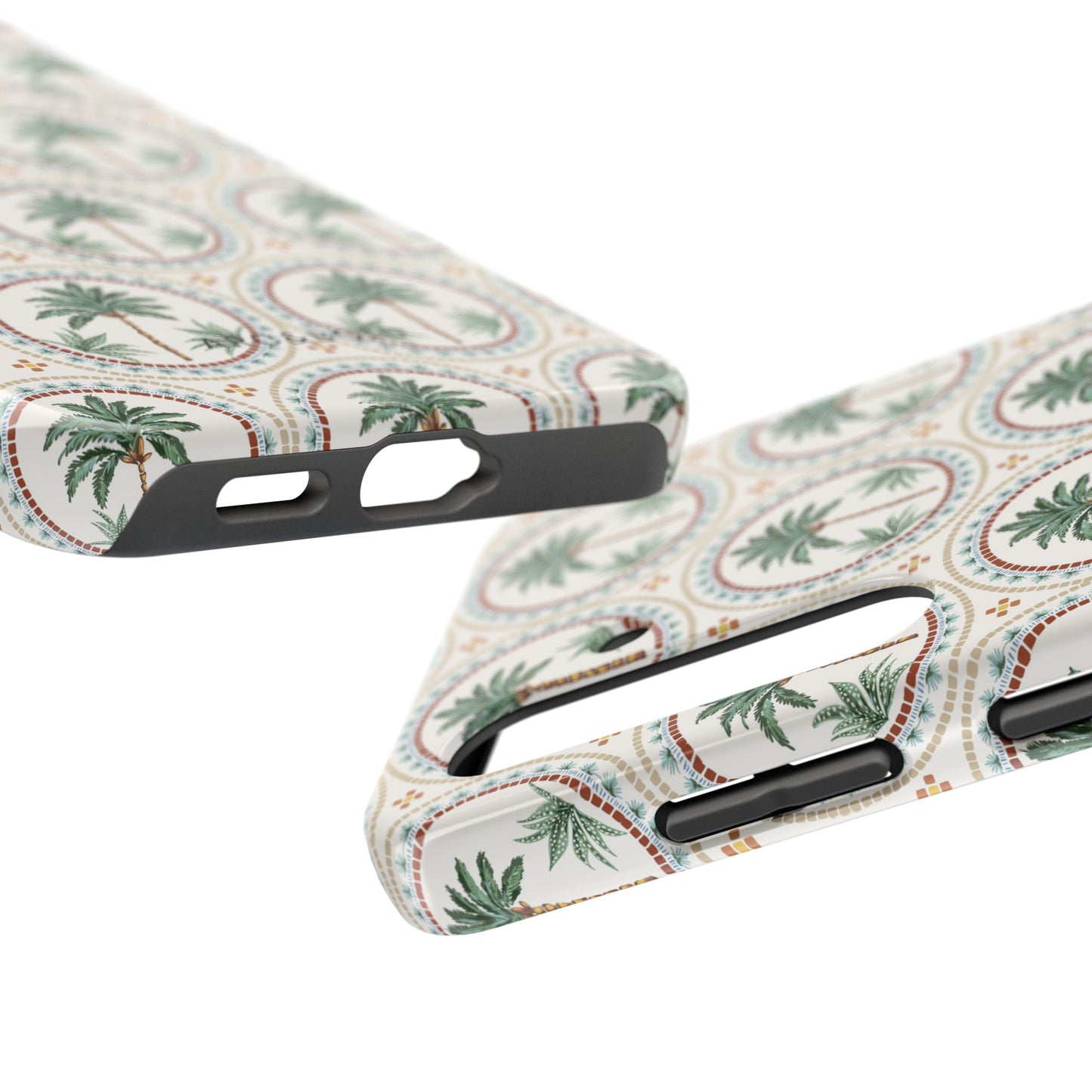 Tropical Tile Palm - Tough Phone Case - Arc & Bold