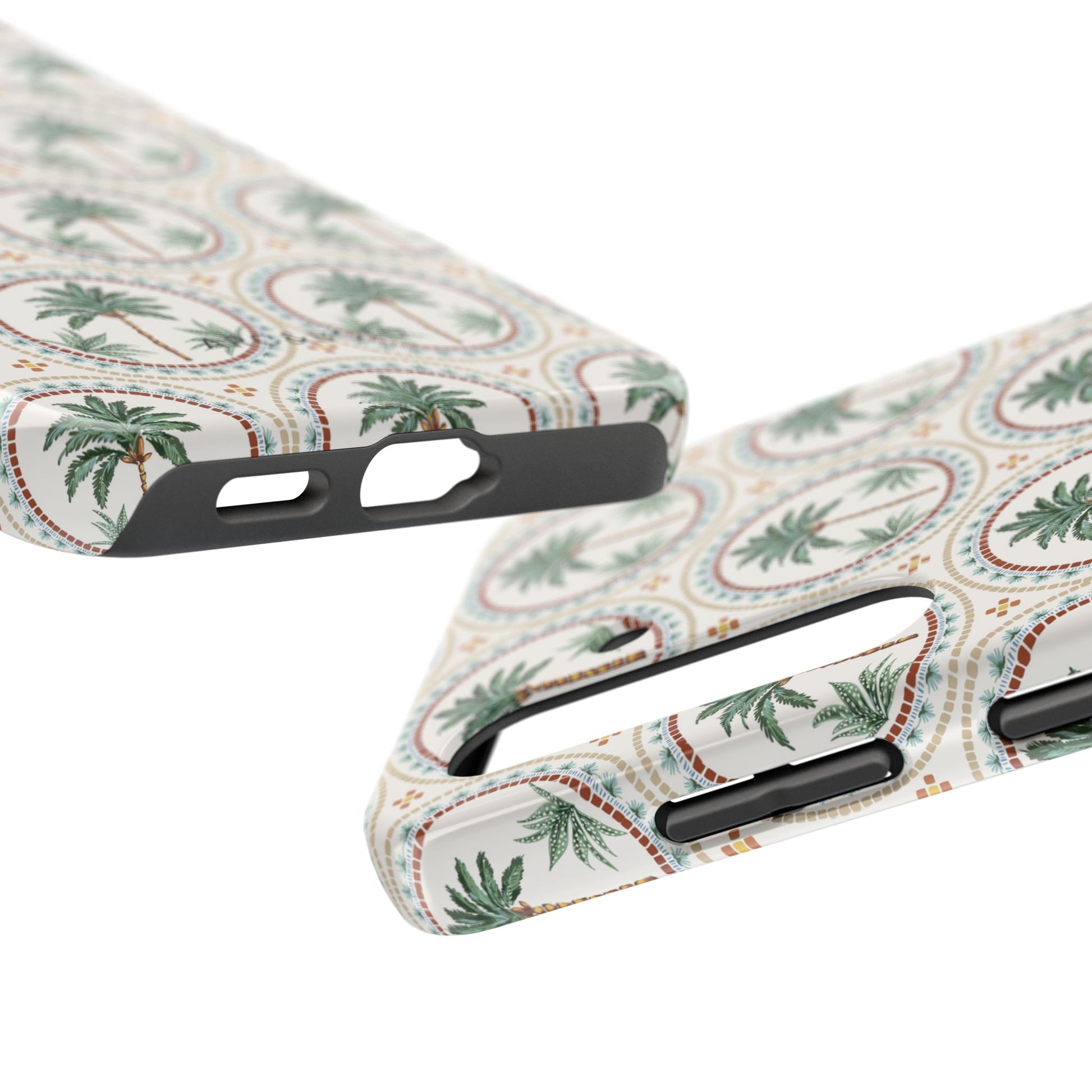 Tropical Tile Palm - Tough Phone Case - Arc & Bold