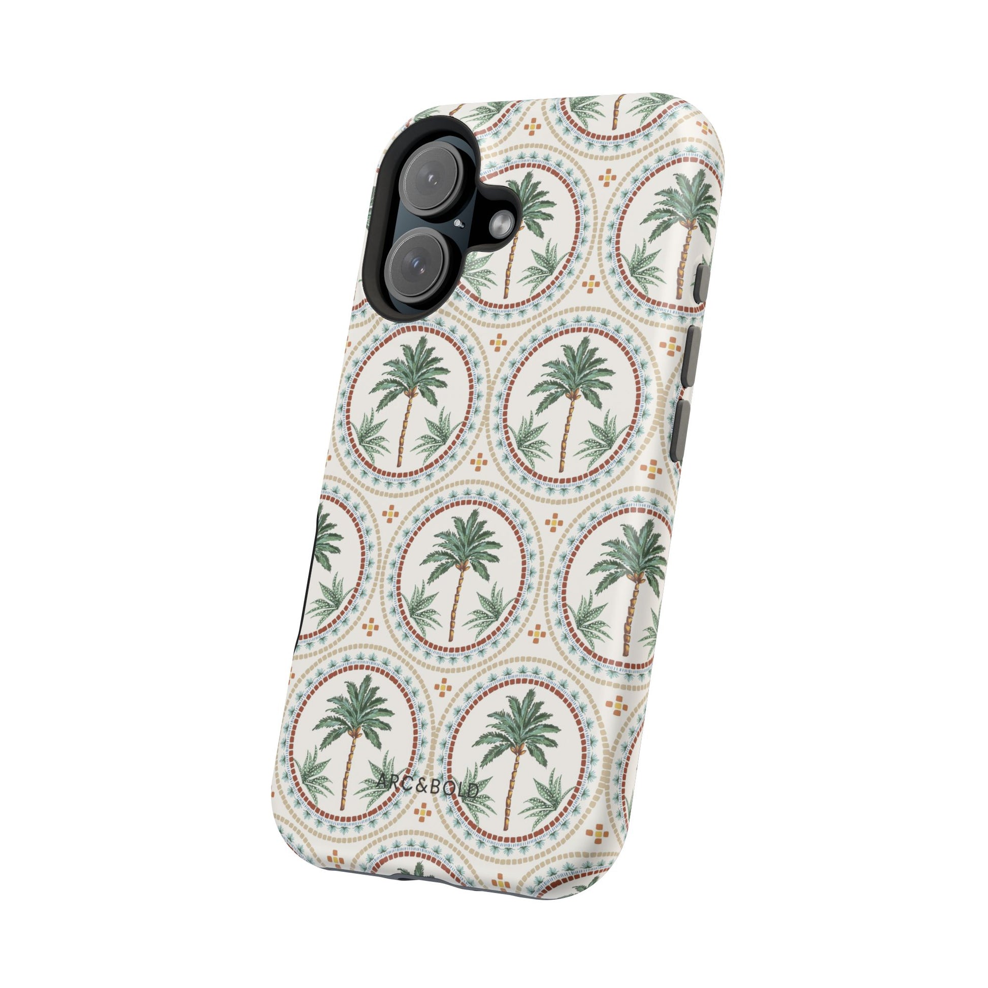 Tropical Tile Palm - Magnetic Tough Case - Arc & Bold