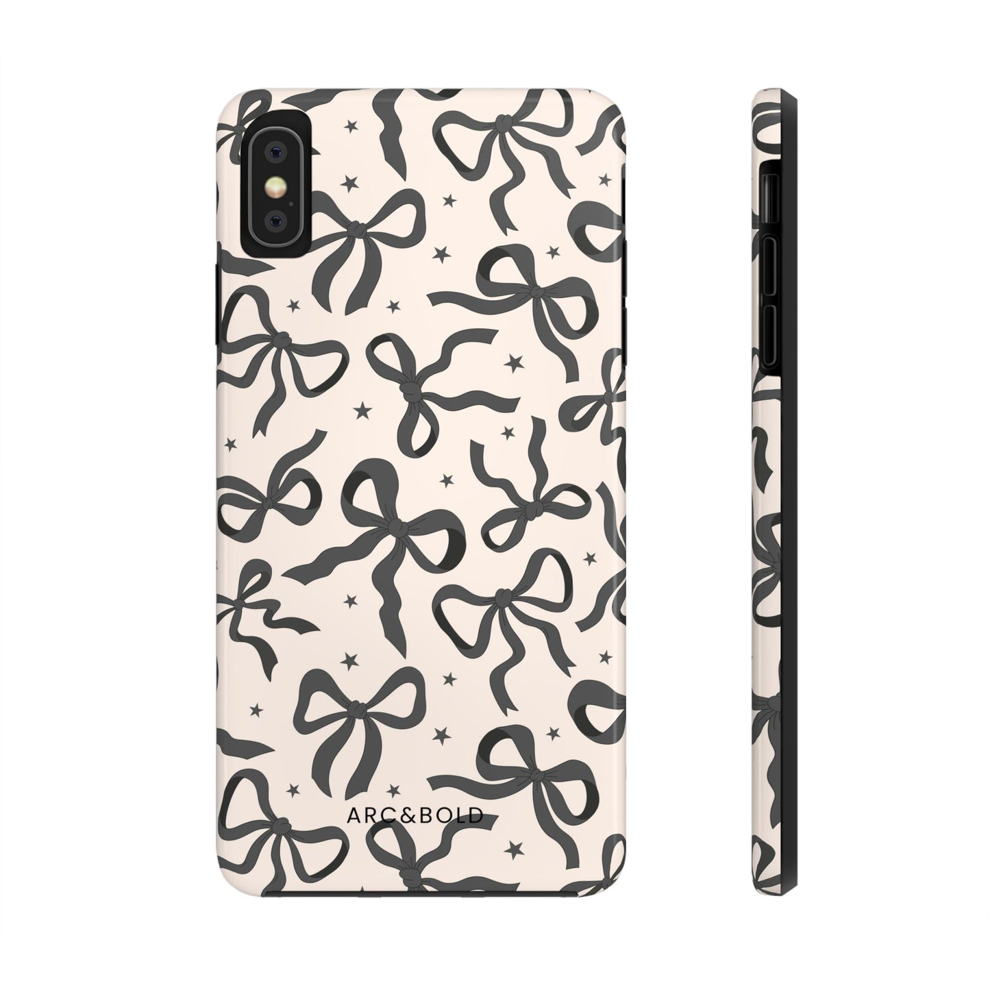 Noir Bows - Tough Phone Case