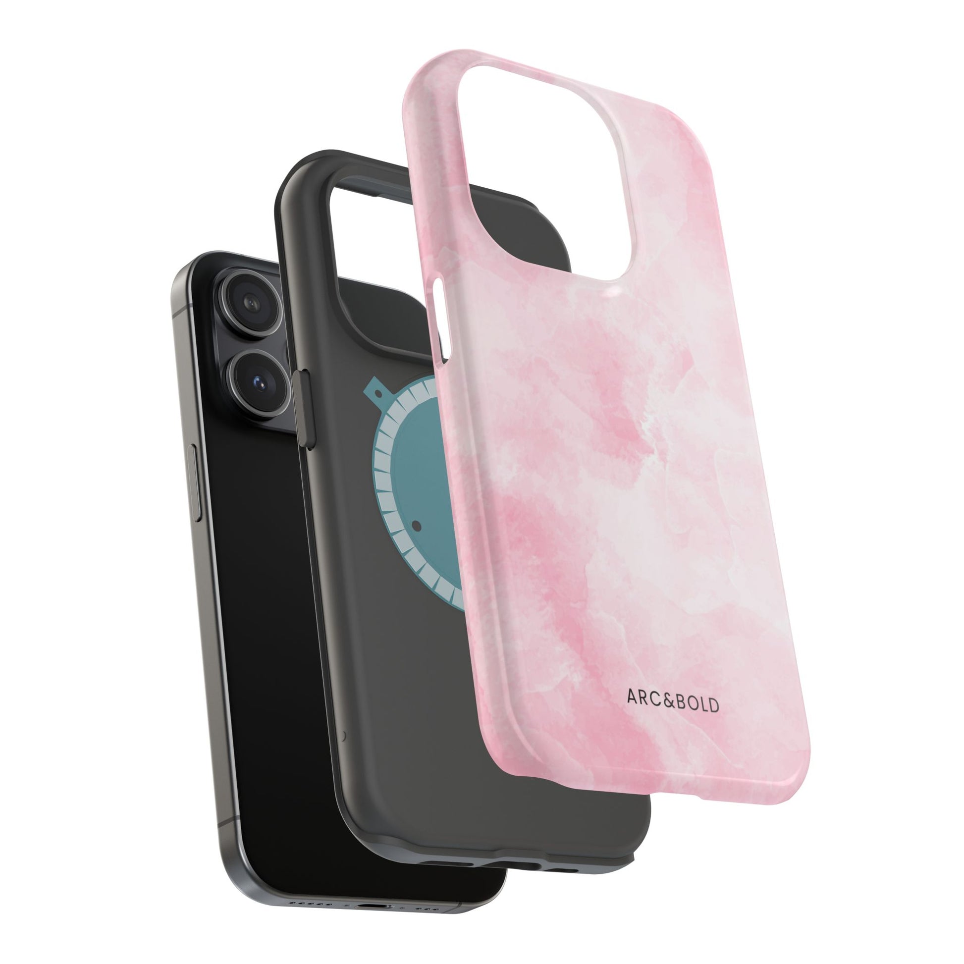 Blush Marble - Magnetic Tough Case - Arc & Bold