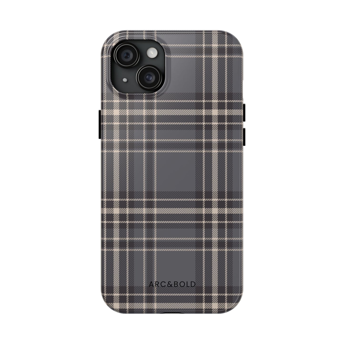 Monochrome Tartan - Tough Phone Case