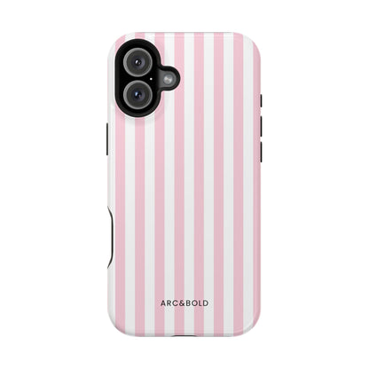 Pink Striped - Magnetic Tough Case - Arc & Bold