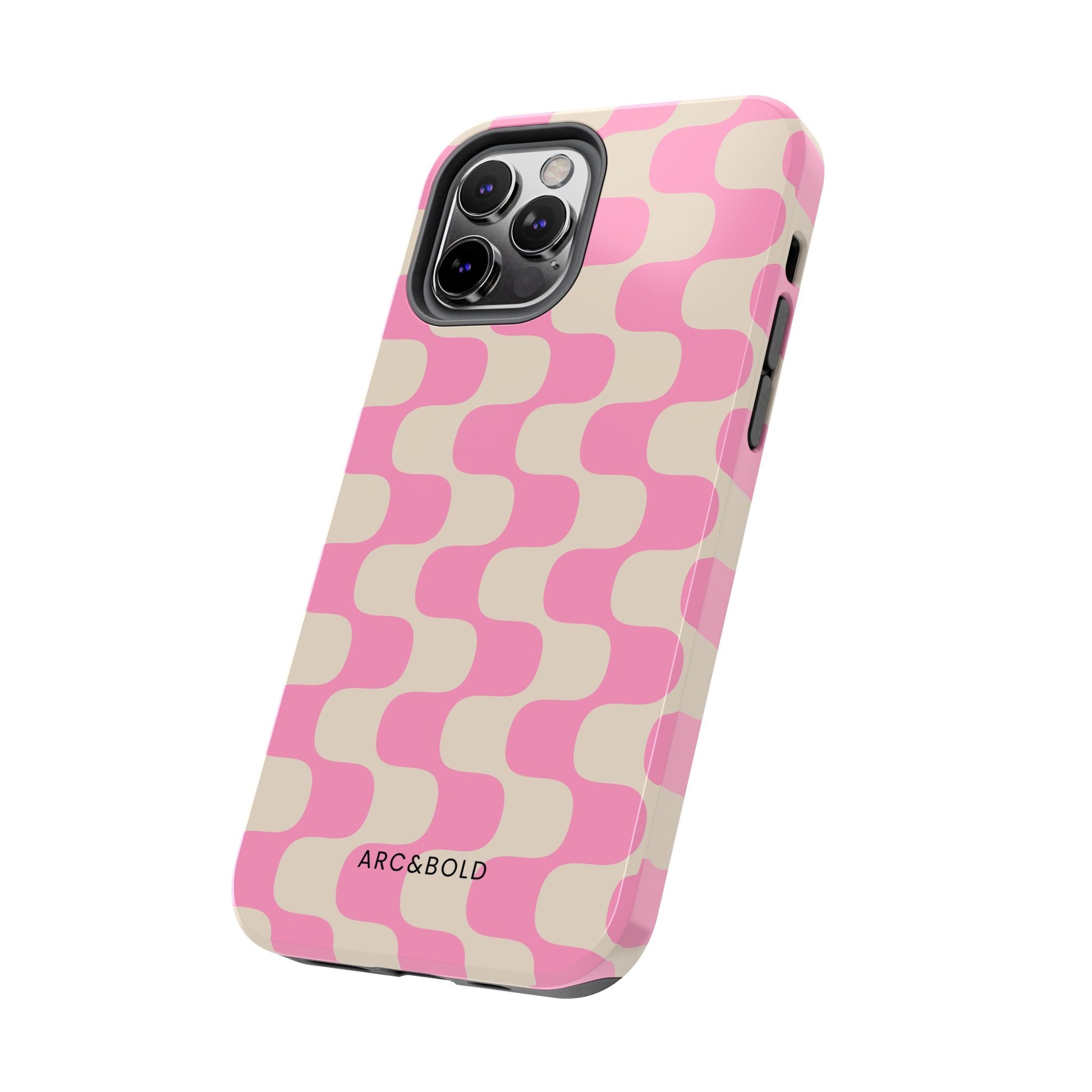 Pink Waves - Tough Phone Case - Arc & Bold