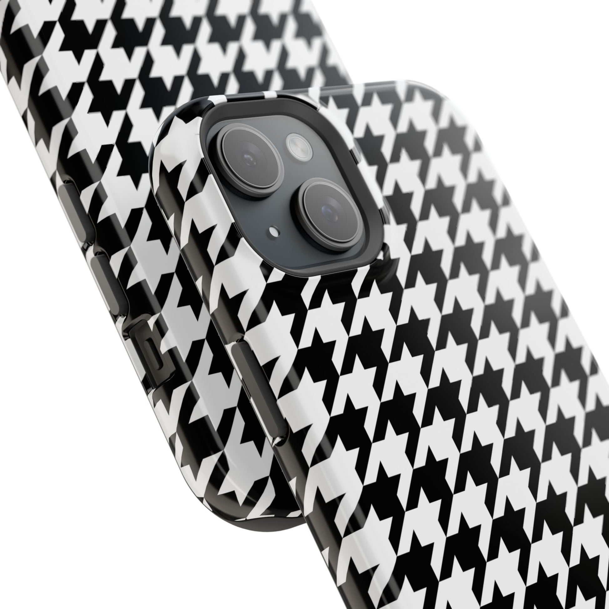 Houndstooth - Magnetic Phone Case - Arc & Bold