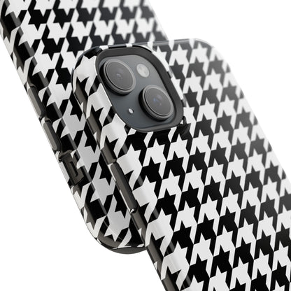 Houndstooth - Magnetic Phone Case - Arc & Bold