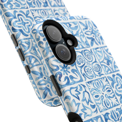 Blue Mosaic - Magnetic Phone Case - Arc & Bold