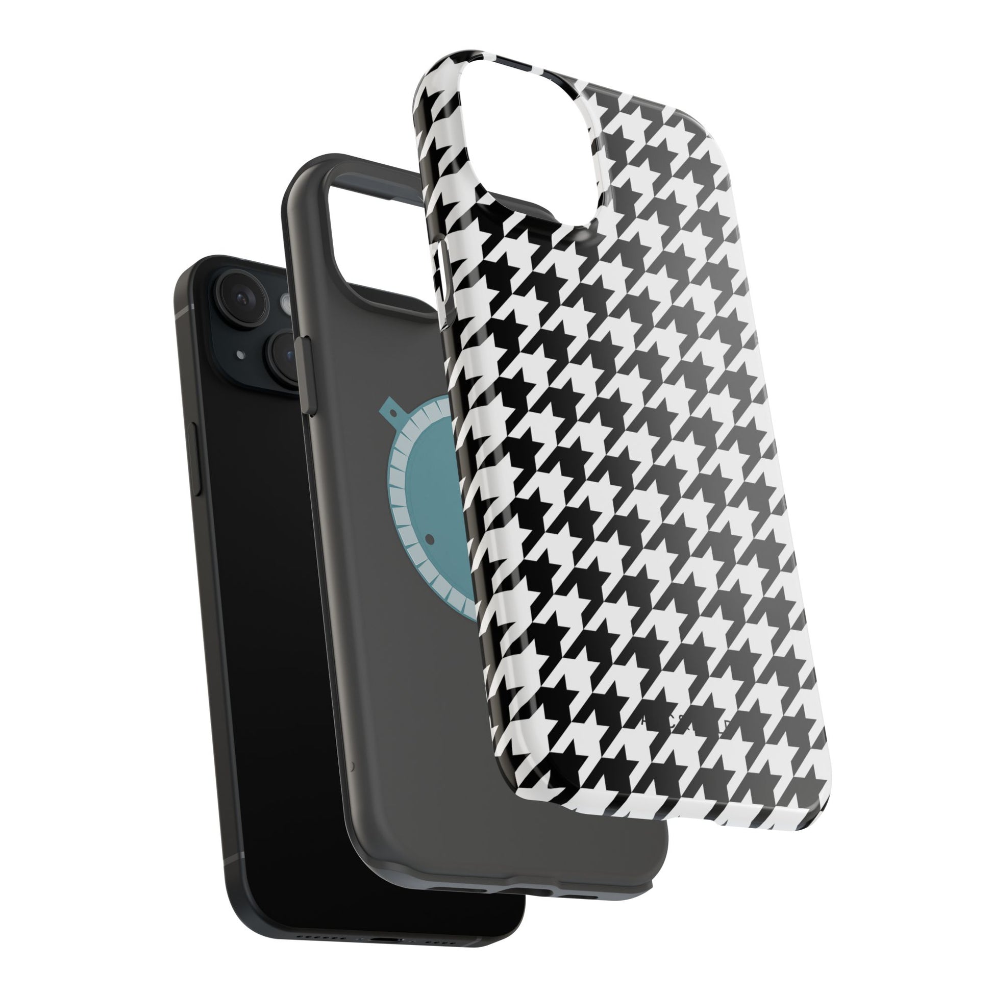 Houndstooth - Magnetic Phone Case - Arc & Bold