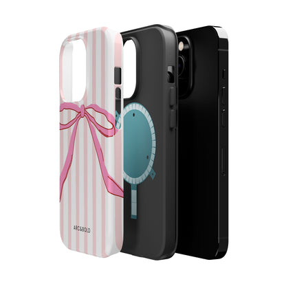 Pink Bow - Magnetic Phone Case - Arc & Bold
