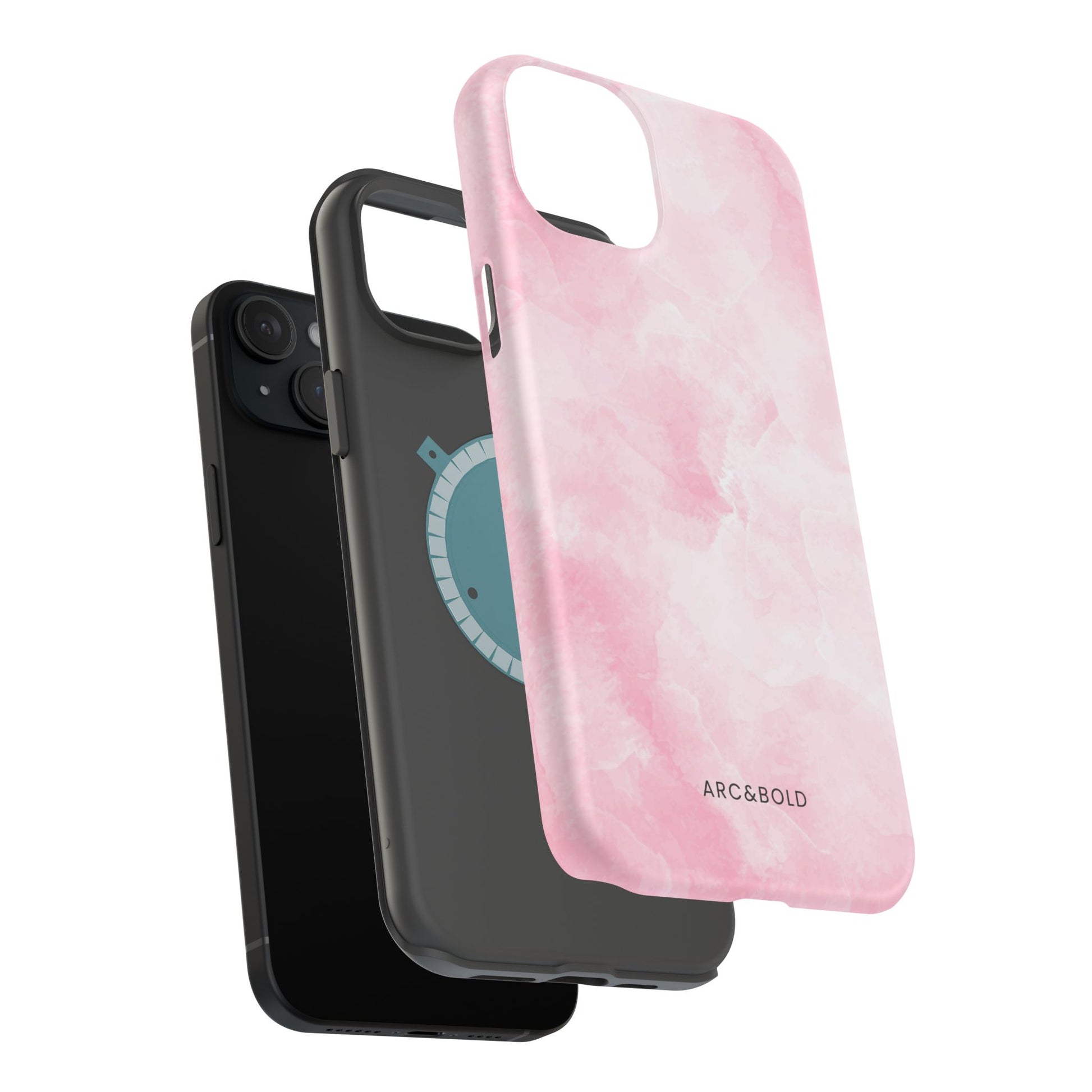 Blush Marble - Magnetic Tough Case - Arc & Bold