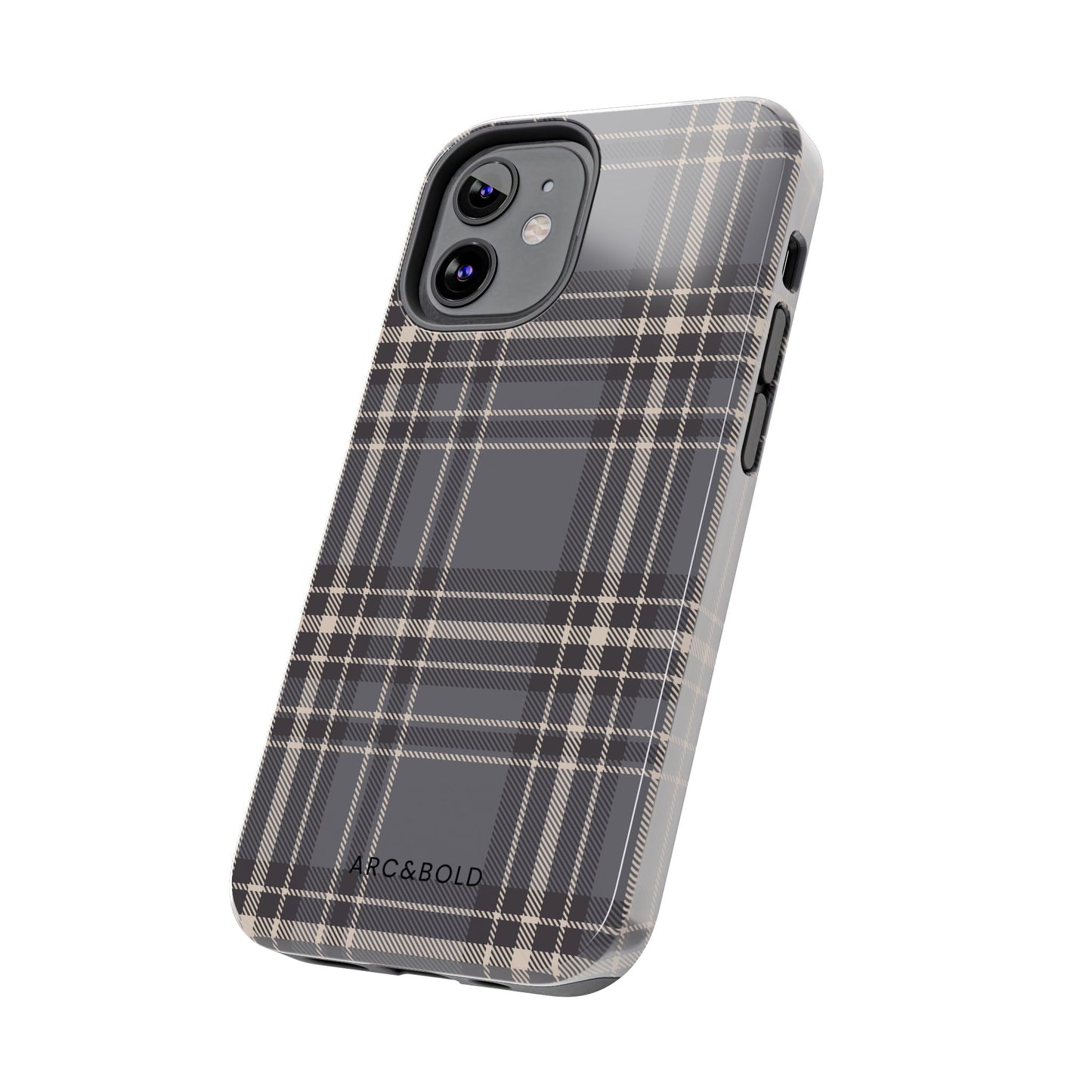 Monochrome Tartan - Tough Phone Case