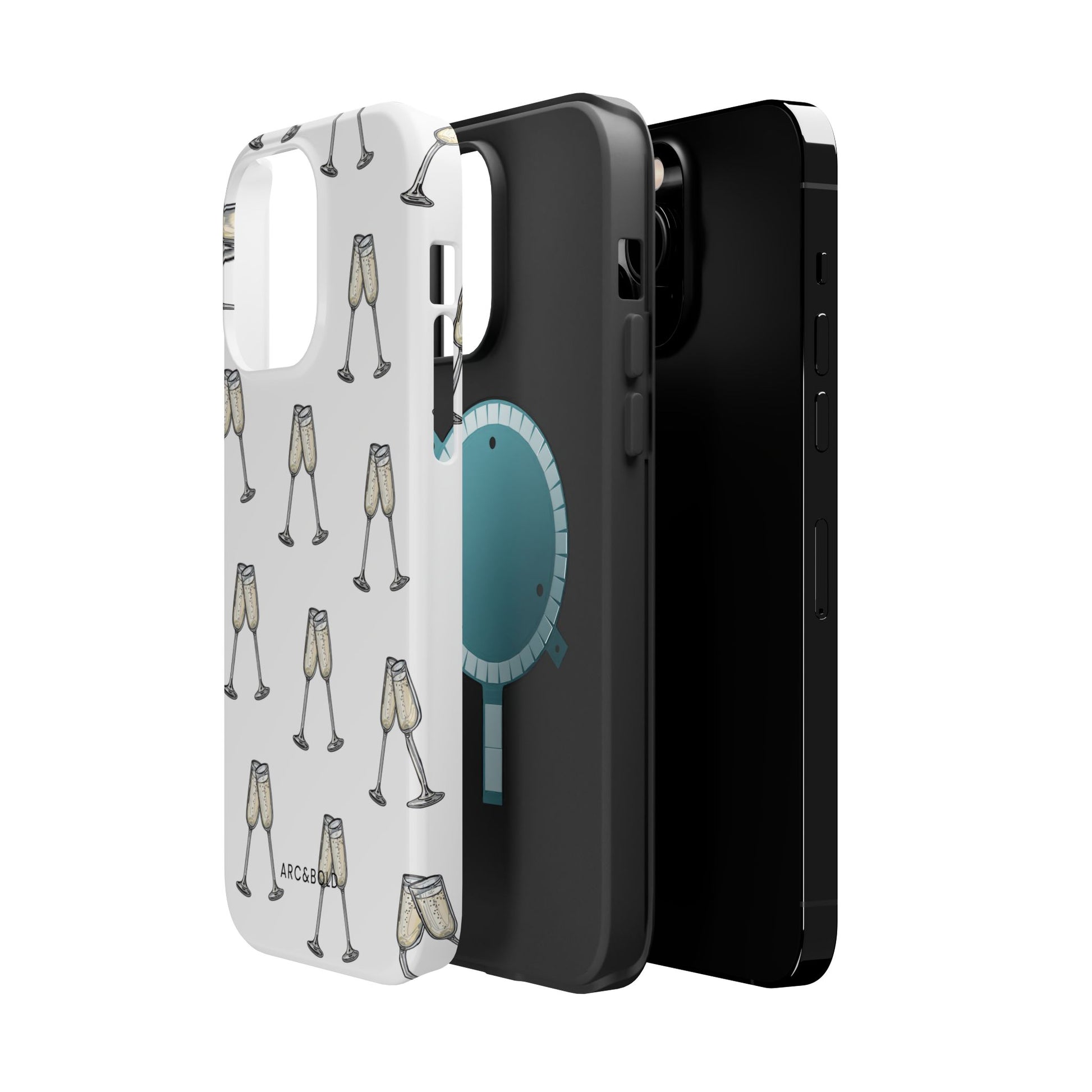 Champagne Toast -Magnetic Tough Case - Arc & Bold