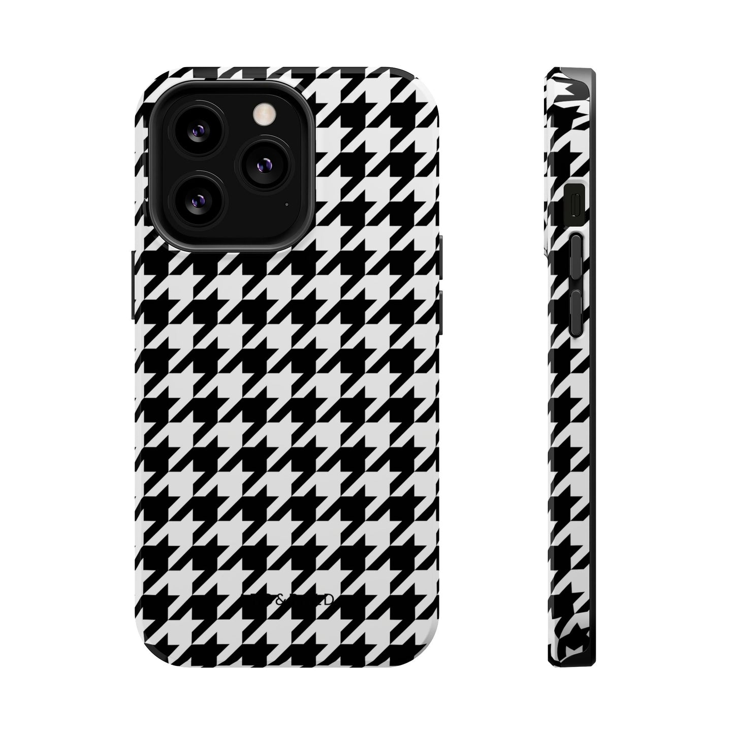 Houndstooth - Magnetic Phone Case - Arc & Bold