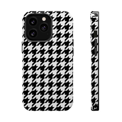Houndstooth - Magnetic Phone Case - Arc & Bold