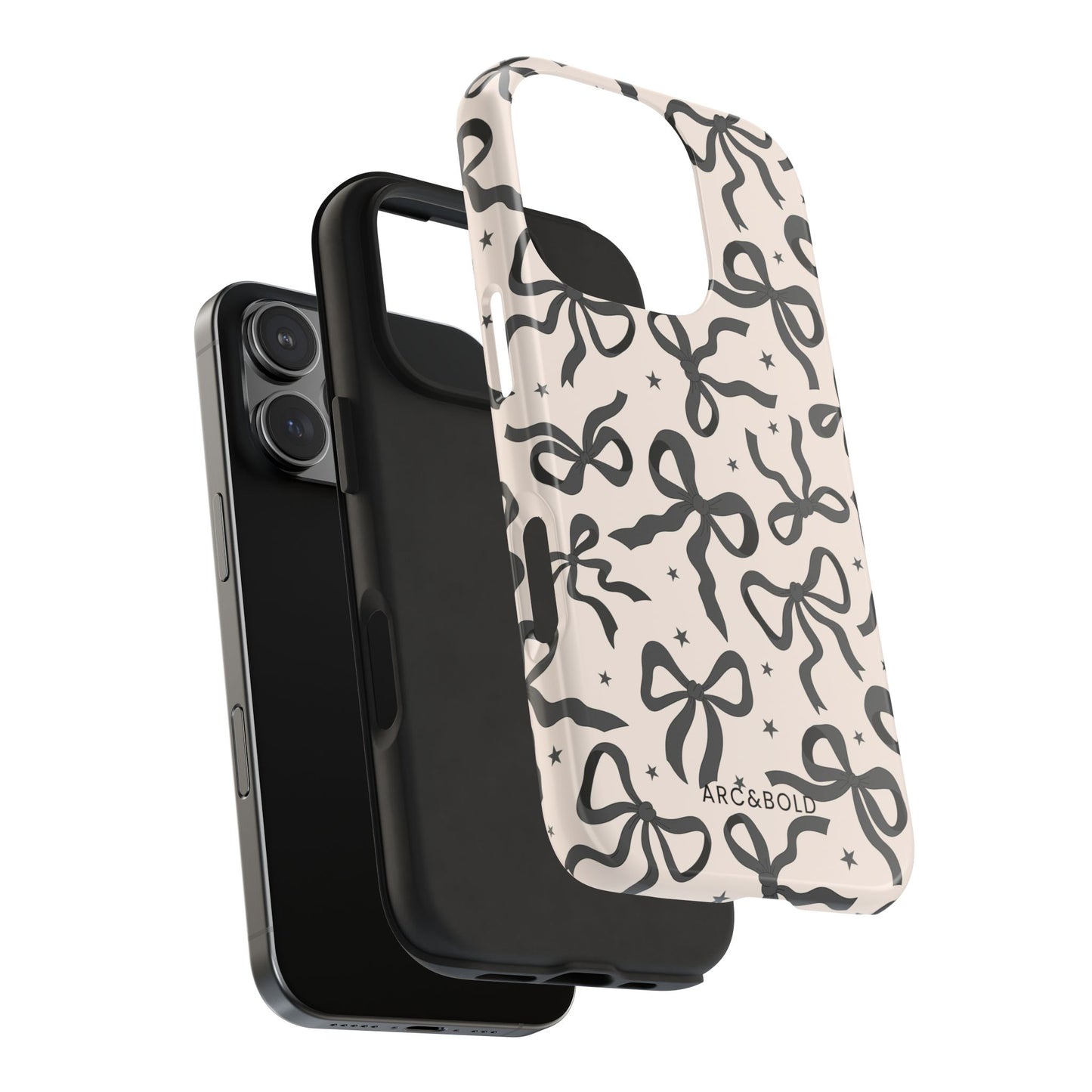 Noir Bows - Tough Phone Case