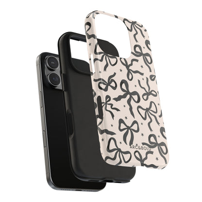 Noir Bows - Tough Phone Case