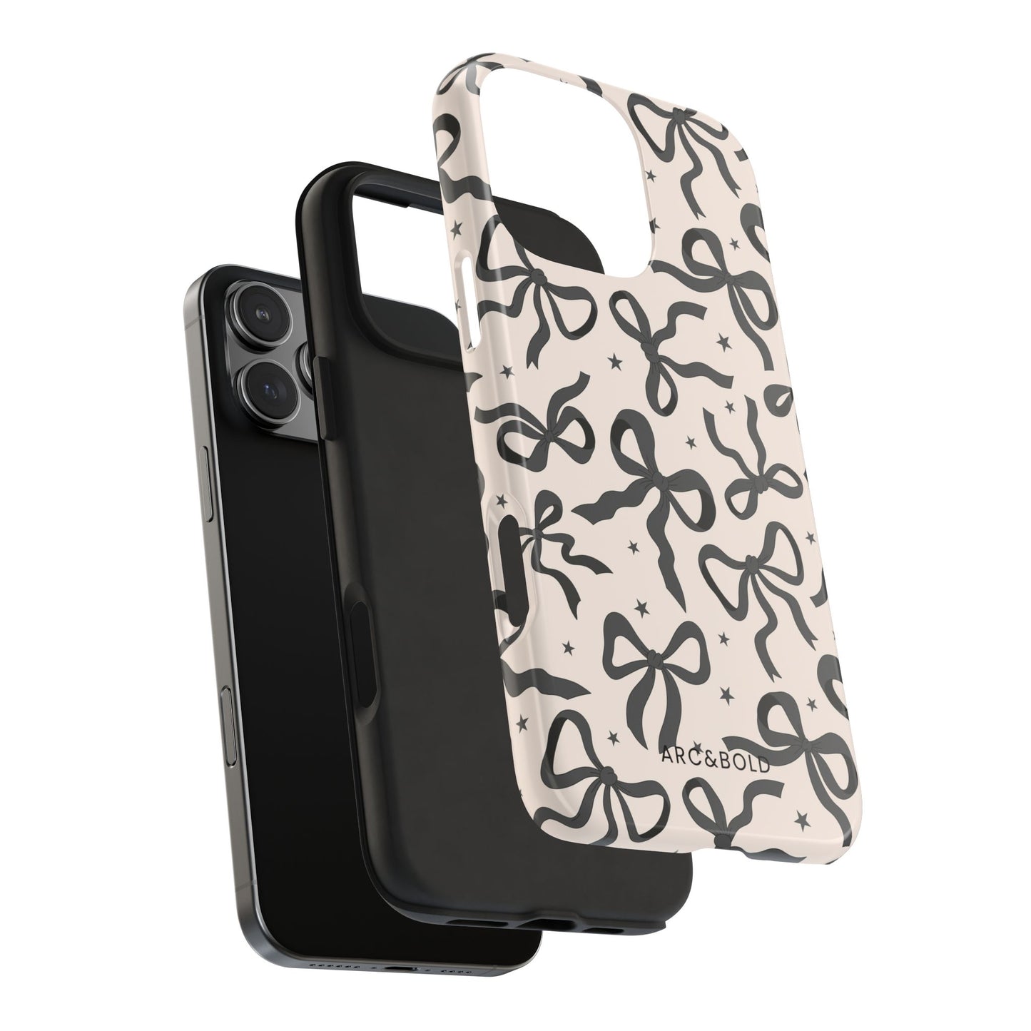 Noir Bows - Tough Phone Case