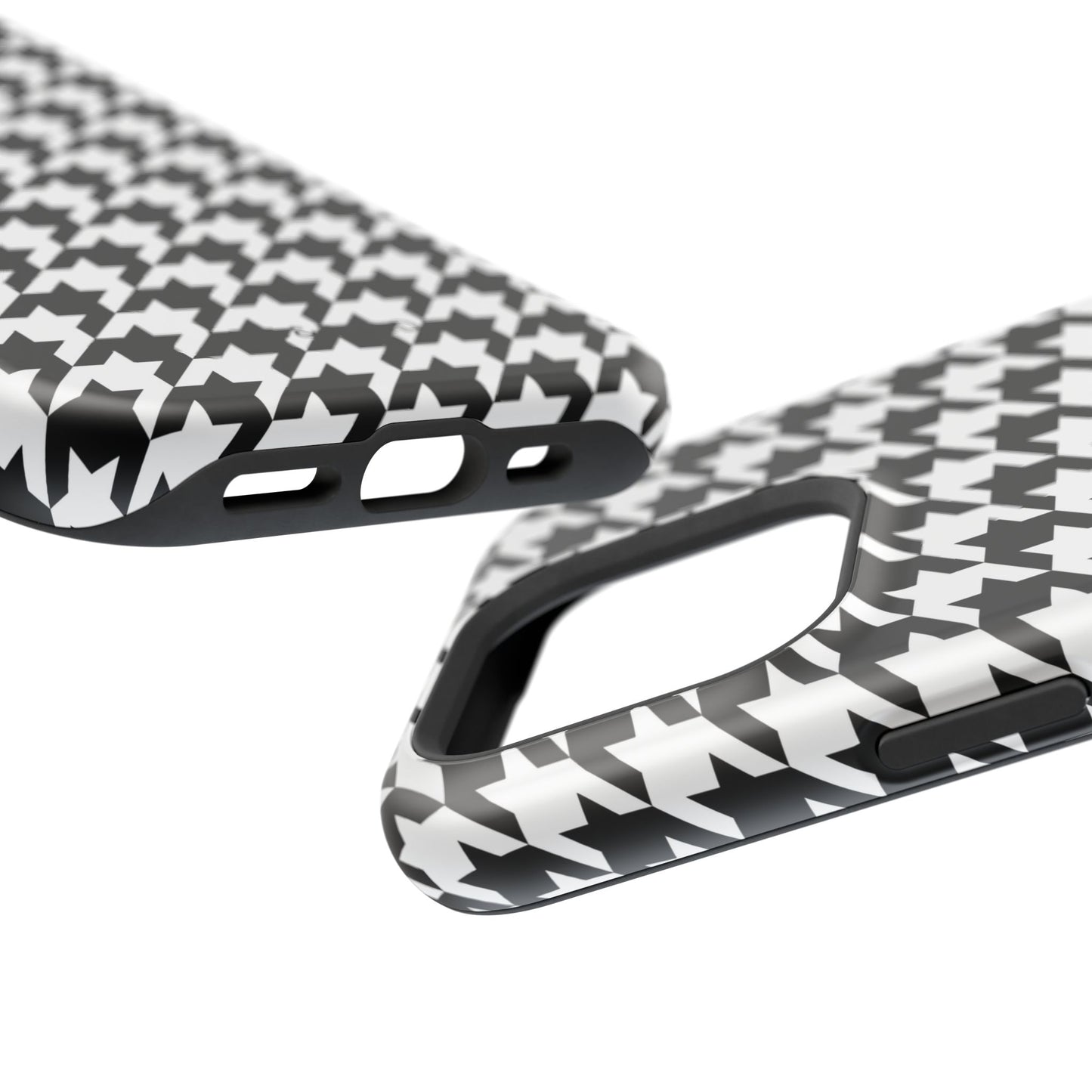 Houndstooth - Magnetic Phone Case - Arc & Bold