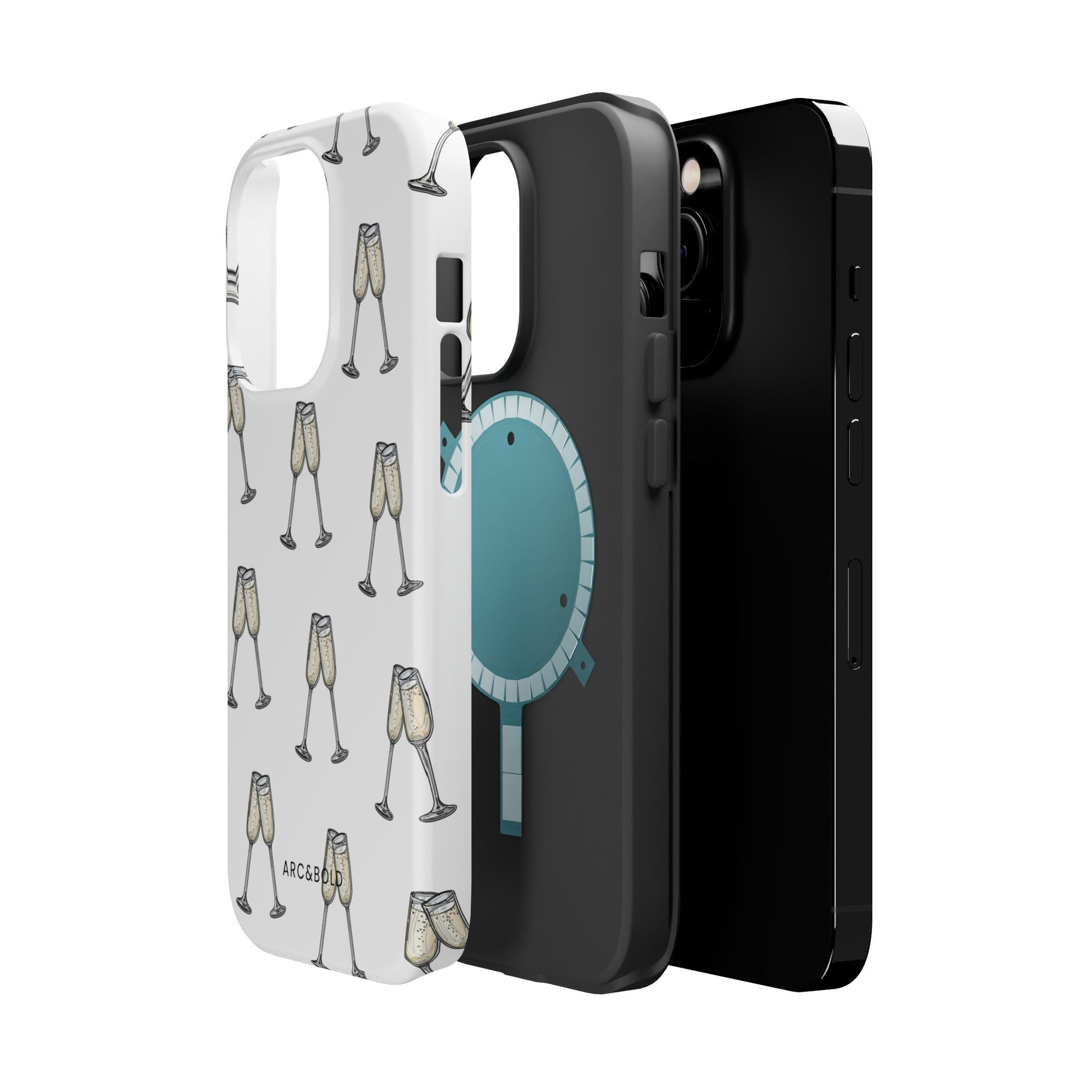 Champagne Toast -Magnetic Tough Case - Arc & Bold
