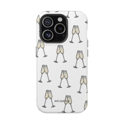 Champagne Toast -Magnetic Tough Case - Arc & Bold