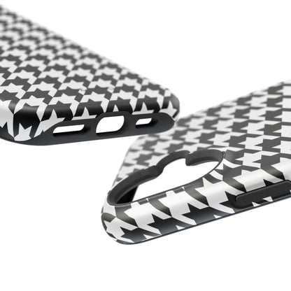 Houndstooth - Magnetic Phone Case - Arc & Bold