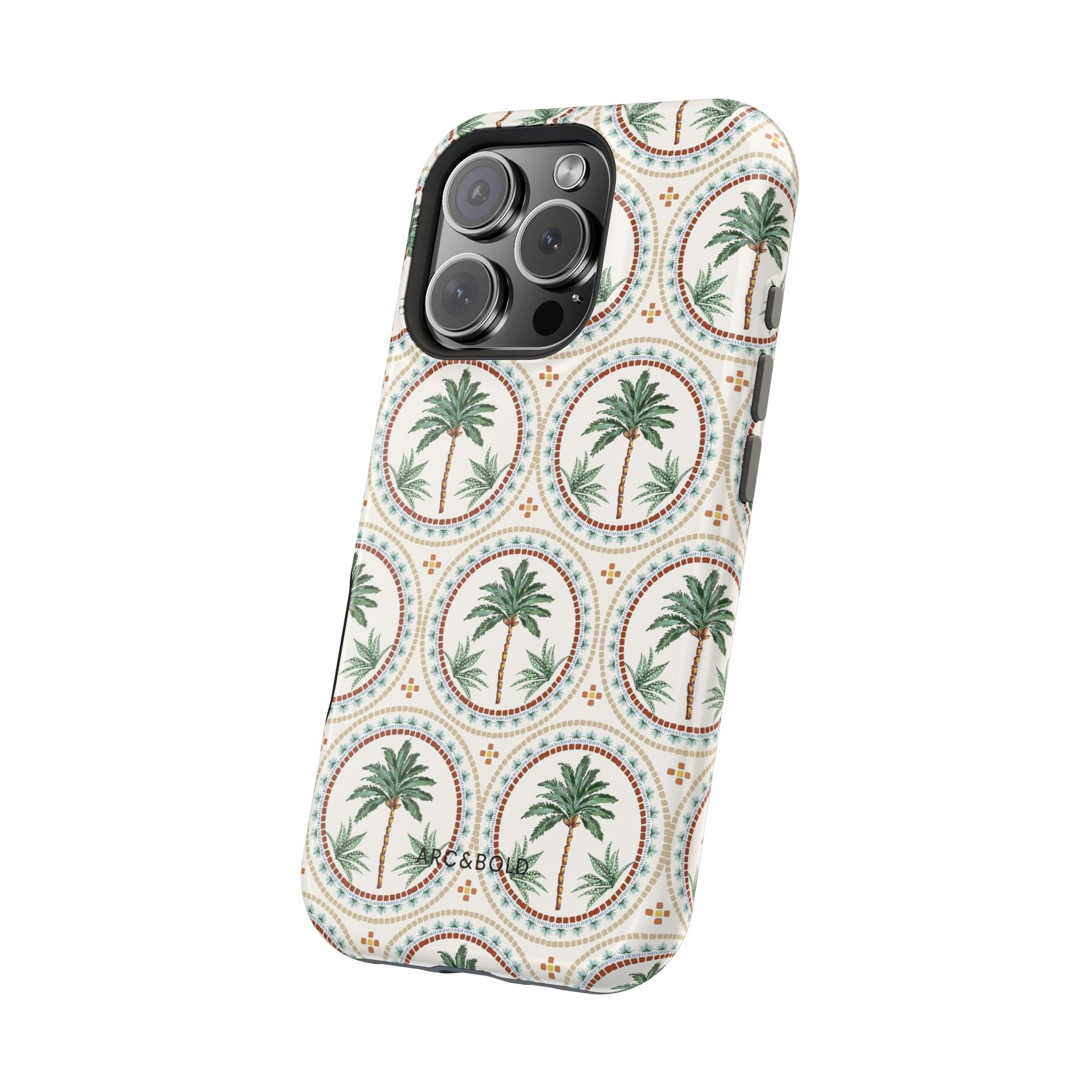 Tropical Tile Palm - Magnetic Tough Case - Arc & Bold