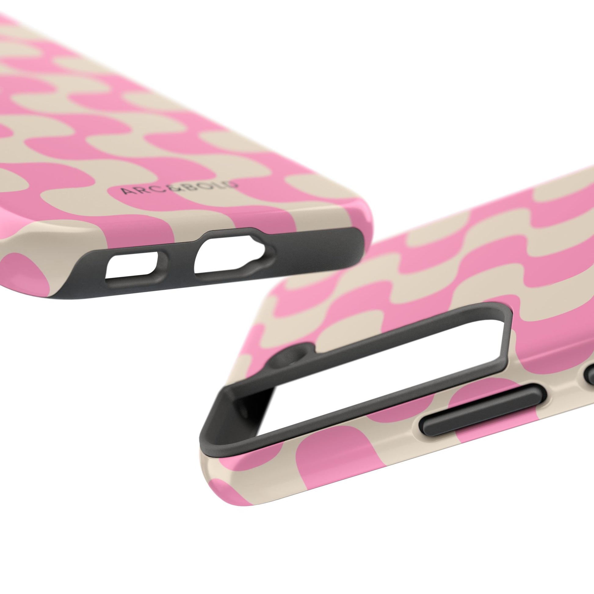 Pink Waves - Tough Phone Case - Arc & Bold