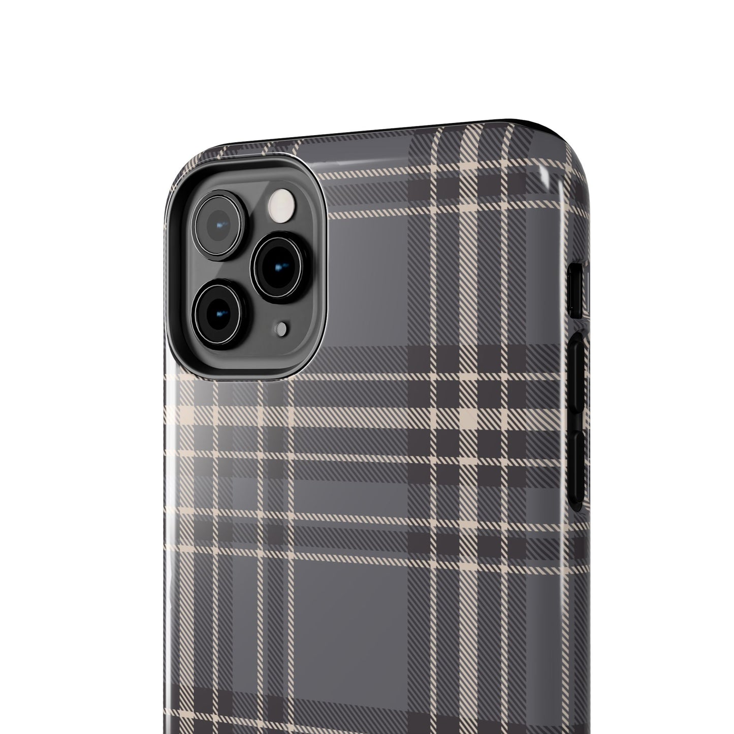 Monochrome Tartan - Tough Phone Case