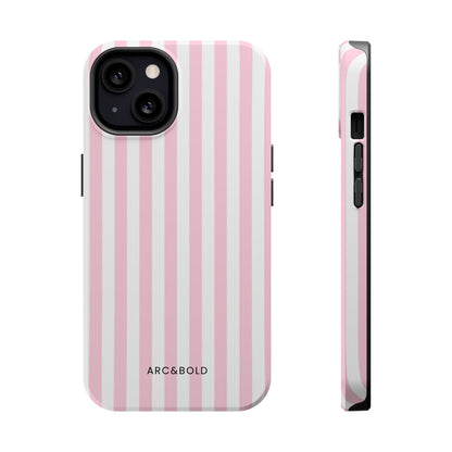 Pink Striped - Magnetic Tough Case - Arc & Bold