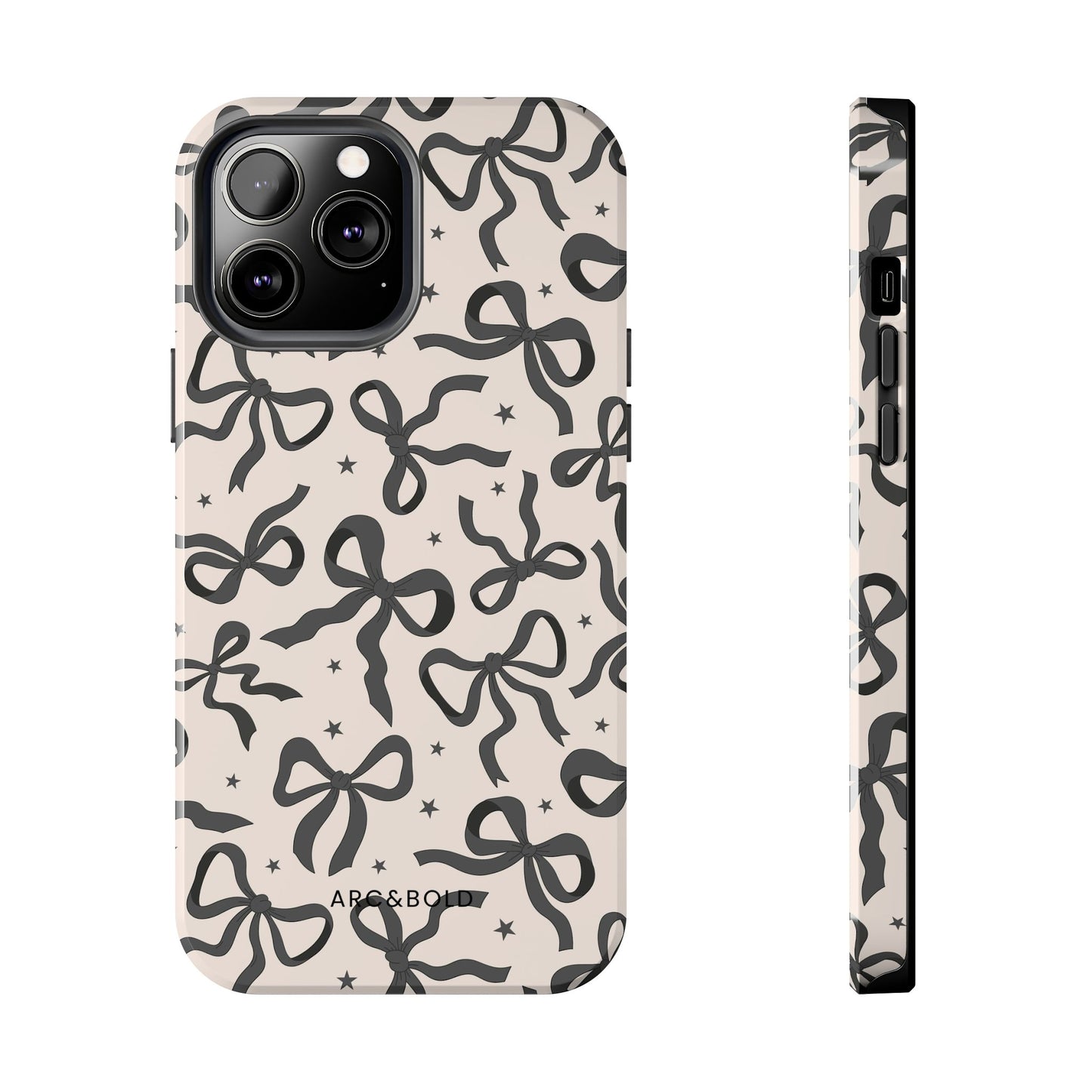 Noir Bows - Tough Phone Case