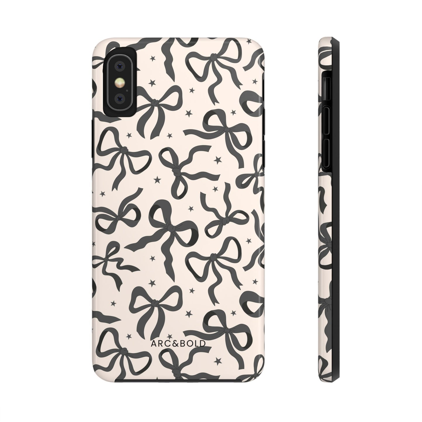 Noir Bows - Tough Phone Case