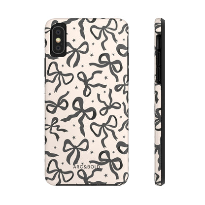 Noir Bows - Tough Phone Case