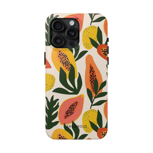 Papaya - Tough Phone Case - Arc & Bold