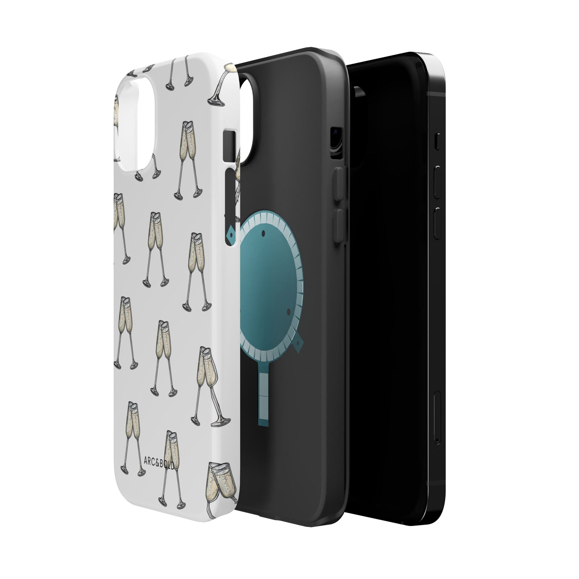 Champagne Toast -Magnetic Tough Case - Arc & Bold