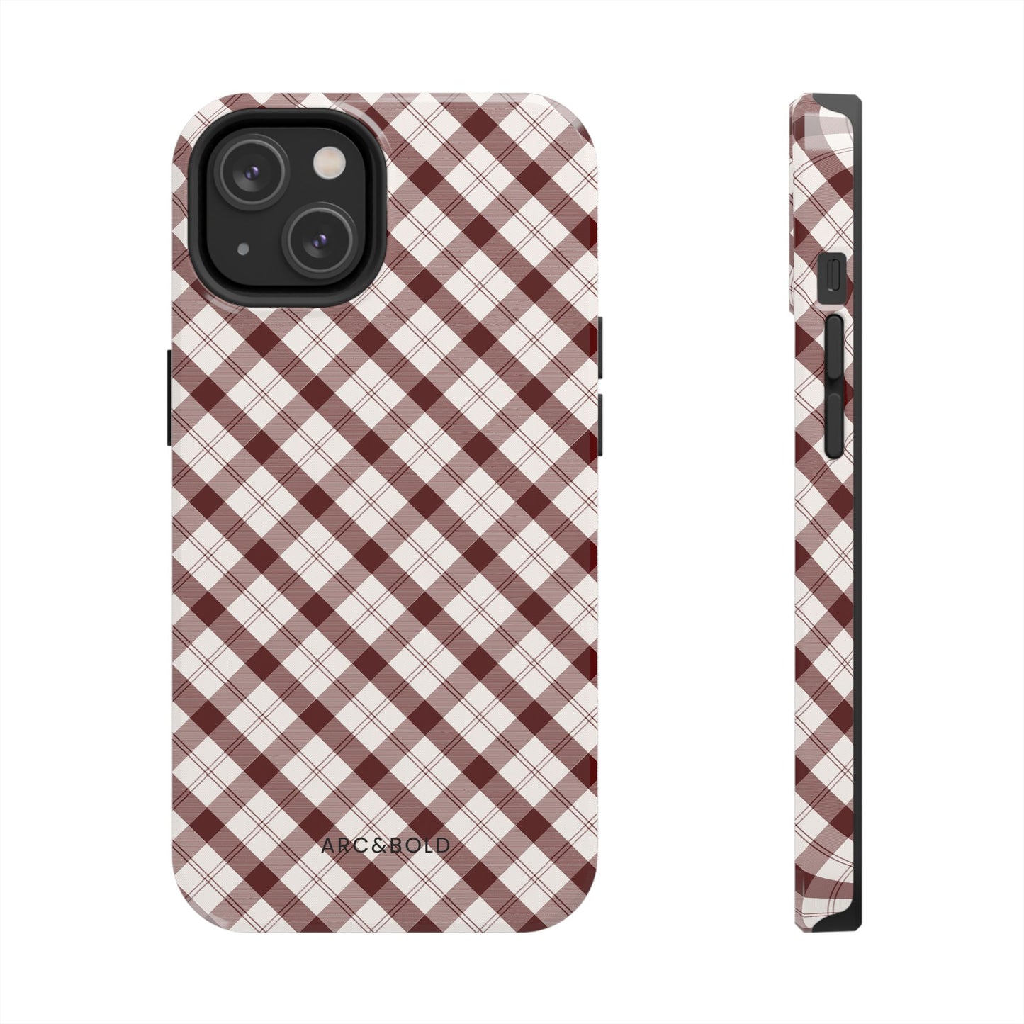 Maroon - Tough Phone Case - Arc & Bold