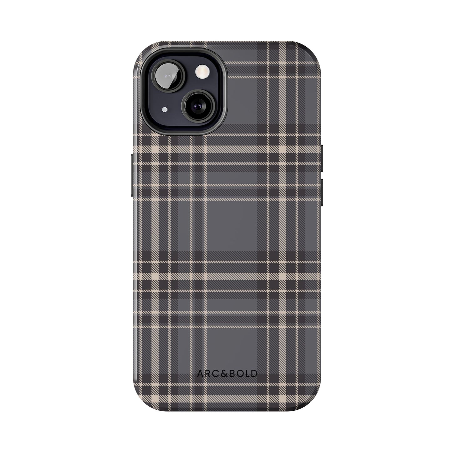 Monochrome Tartan - Tough Phone Case