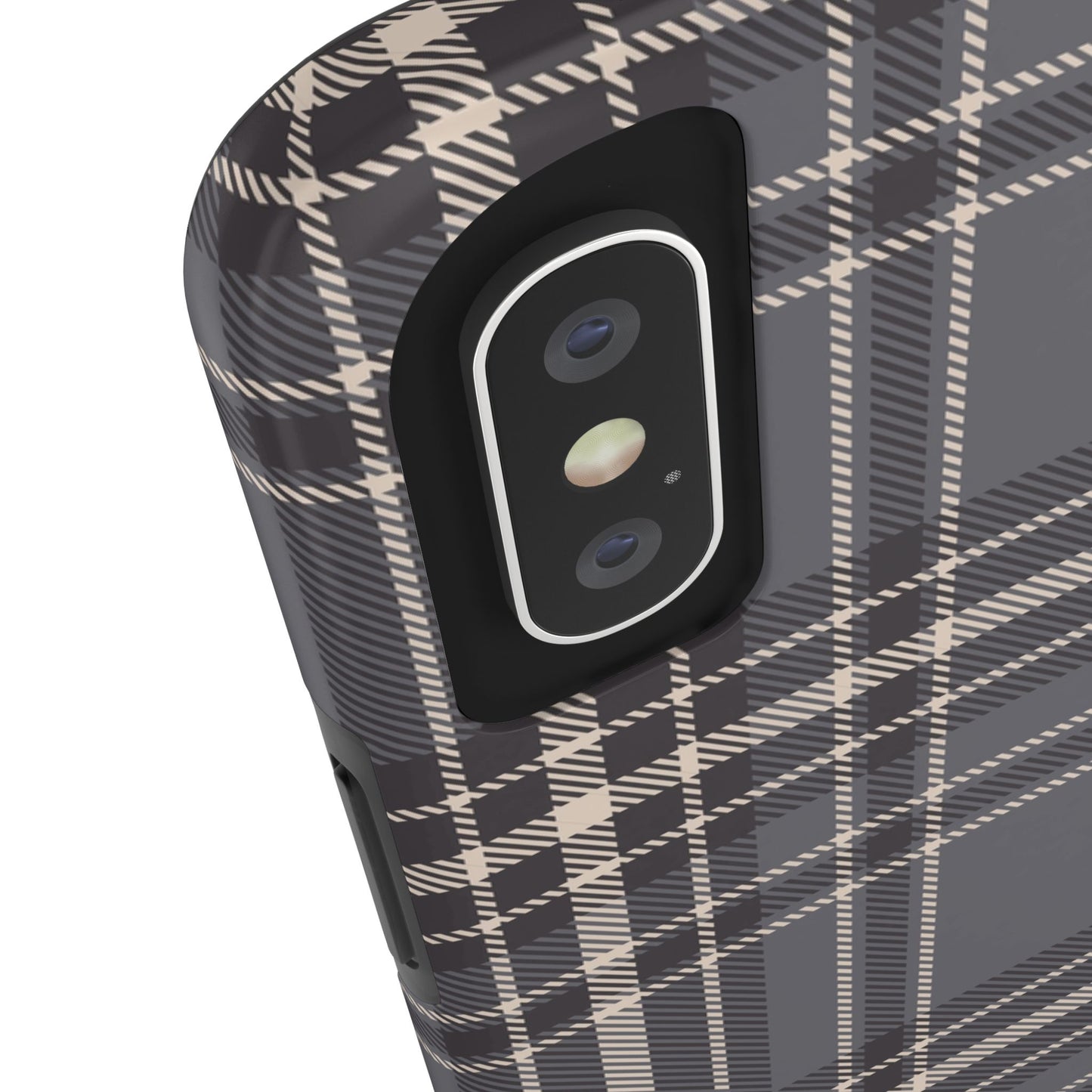 Monochrome Tartan - Tough Phone Case
