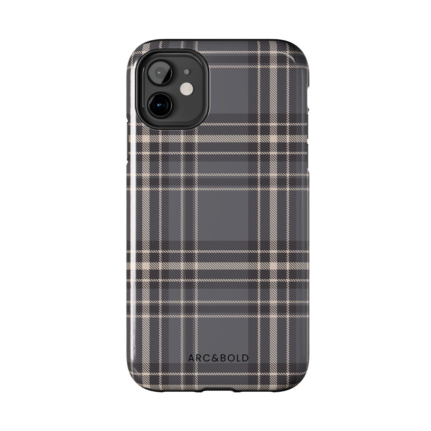 Monochrome Tartan - Tough Phone Case