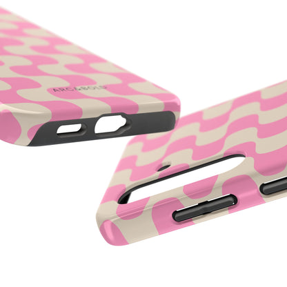Pink Waves - Tough Phone Case - Arc & Bold
