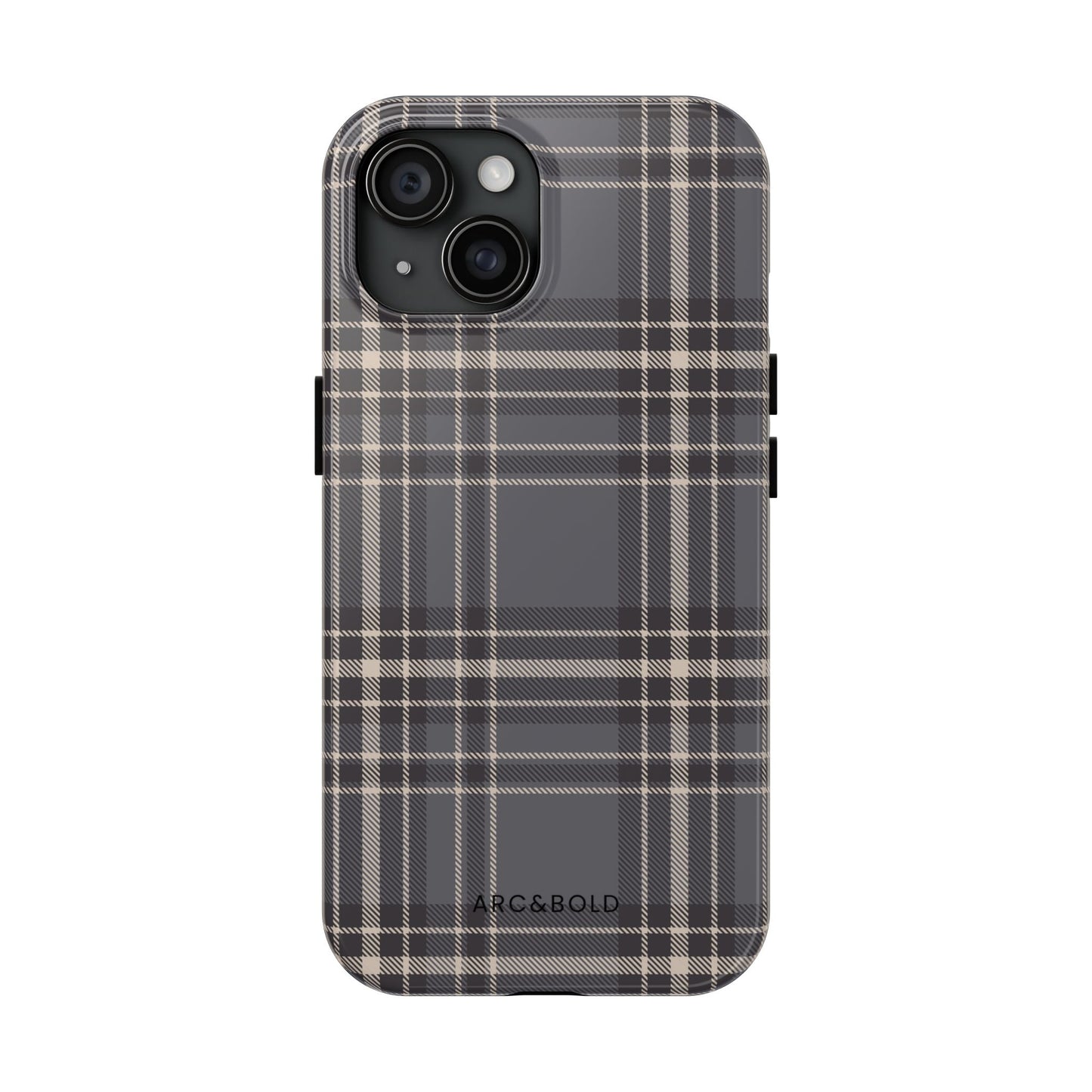 Monochrome Tartan - Tough Phone Case